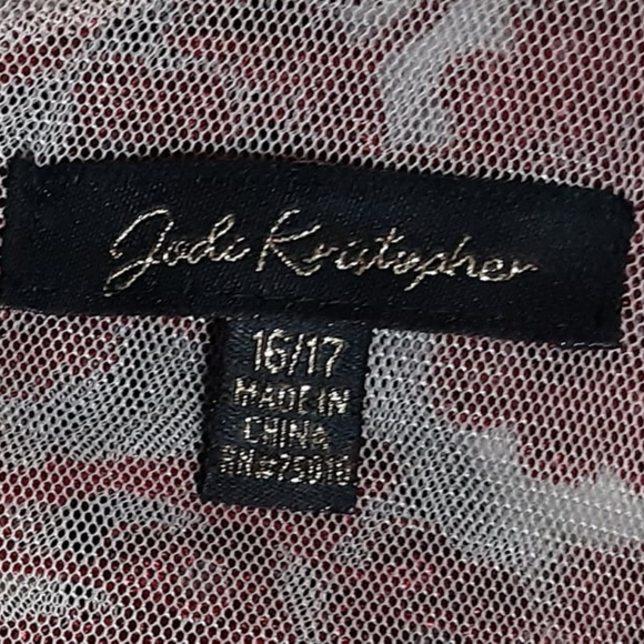 Vestido de fiesta Size # 16-17 color vino - Picture 2 of 7